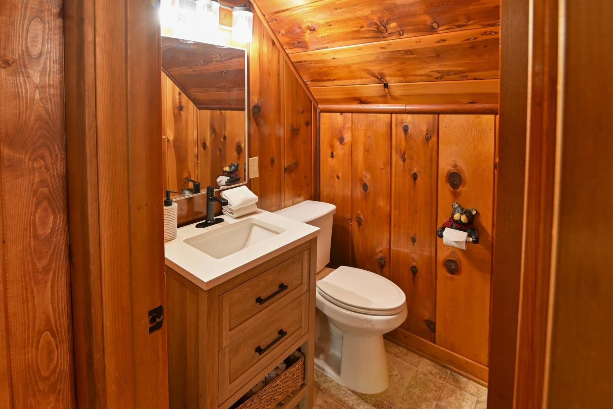 Harris Lakeview Cabin Bass Lake Esterno foto