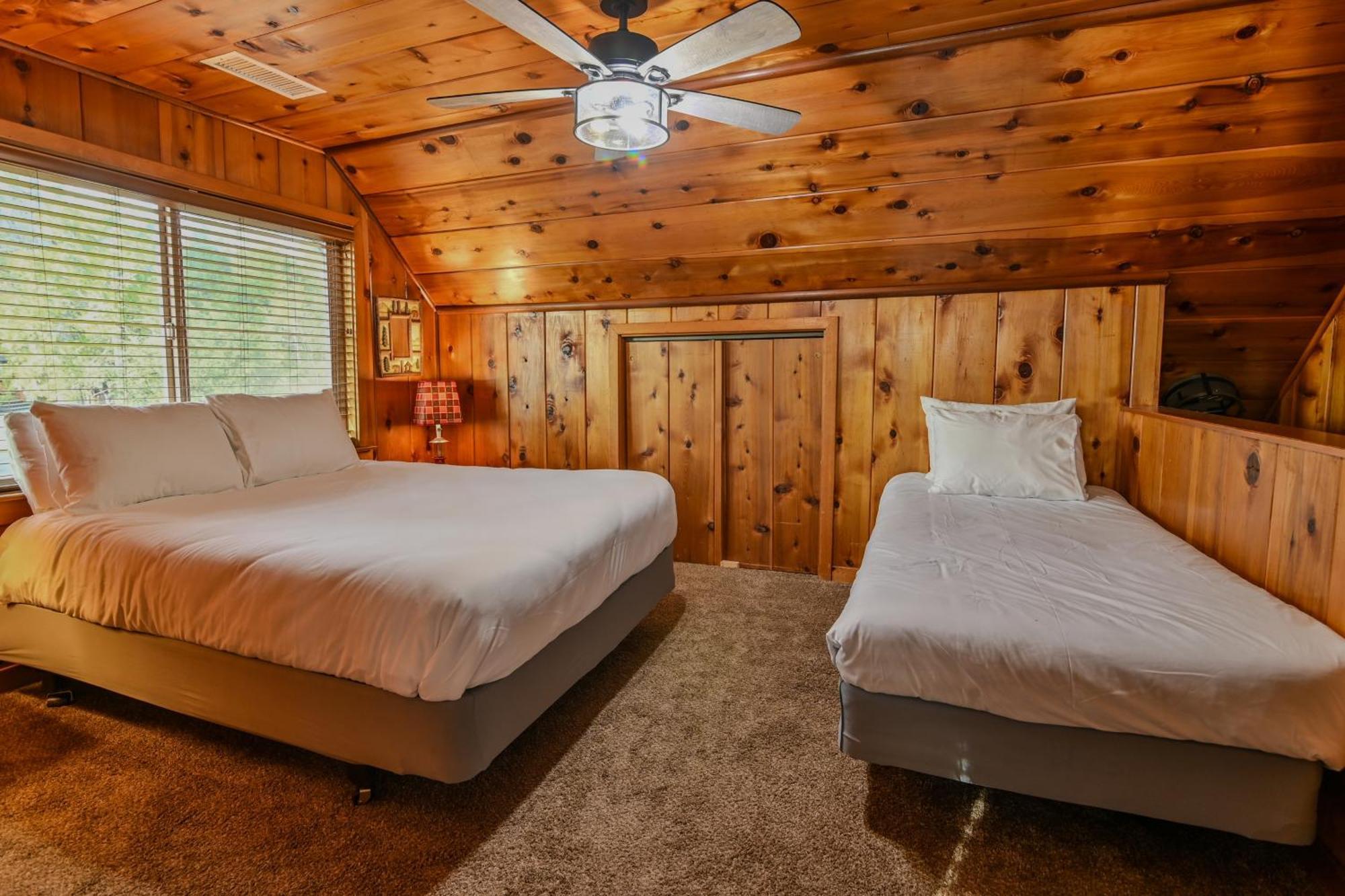 Harris Lakeview Cabin Bass Lake Esterno foto